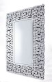 Dekoracyjne lustro w kryształowej ramie 80x120