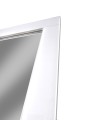 Nowoczesne lustro z ramą szklaną białą - różne wymiary