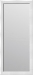 Nowoczesne lustro do przedpokoju biały połysk 180x80