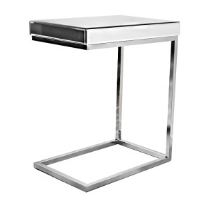 Nowoczesna konsola-stolik lustrzany