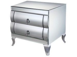 Elegancka lustrzana szafka nocna 