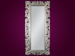 Duże lustro w srebrnej ozdobnej ramie 190x80cm