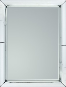 Lustro do przedpokoju z ramą lustrzaną giętą-różne wymiary
