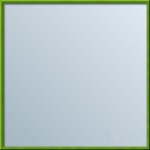 Proste lustro w zielonej aluminiowej ramie-różne wymiary