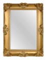Barokowe lustro w drewnianej ramie 94x124