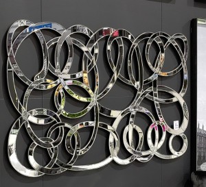 Designerskie lustro dekoracyjne 90x150