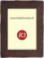 ramka Roma 2, kolor ciemny orzech