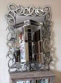 Cudowne lustro w lustrzanej oprawie 121x89