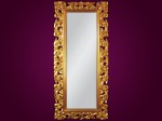 Duże lustro w złotej ozdobnej ramie 190x80cm