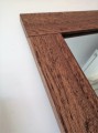 Lustro do przedpokoju z ramą dębową teak natur 180x80