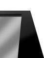 Nowoczesne lustro z ramą szklaną czarną - różne wymiary 