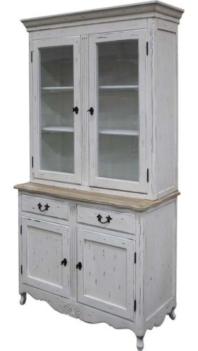 Prowansalski kredens z litego drewna