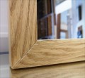 Rama lustra z litego drewna dębowego o szer. 4 cm