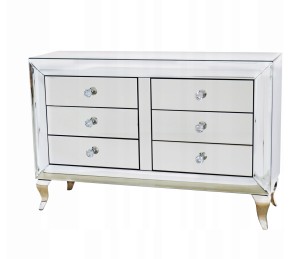 Wytworna komoda lustrzana 120x40x80