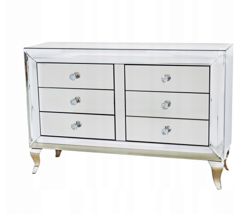 Wytworna komoda lustrzana 120x40x80