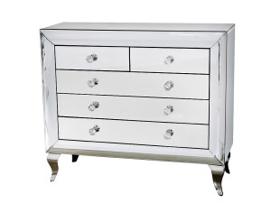 Wytworna komoda lustrzana 100x40x87