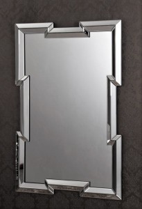 Lustro w pięknej ramie lustrzanej 120x80