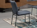 Krzesło do salonu w stylu industrialnym