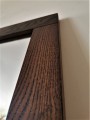 Lustro do przedpokoju ciemny orzech 160x70