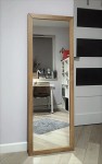 Lustro dąb naturalny 160x60
