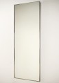 Proste lustro w wąskiej ramie ze stali nierdzewnej 183x60