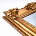 Barokowe lustro w drewnianej ramie 94x124