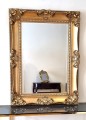 Barokowe lustro w drewnianej ramie 94x124