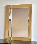 Lustro łazienkowe złote 85x65