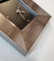 Zegar srebrny z kryształami Swarovskiego 43x43