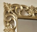 Duże lustro do przedpokoju rama złota ażurowa 170x93