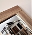 Lustro z rama dębową SIMPLE MODYFIKOWANE 90x70