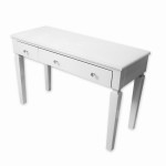 Biała konsola szklana 120x76x46