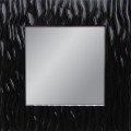  Kwadratowe lustro w nowoczesnej czarnej ramie 100x100  SMAZAdesign