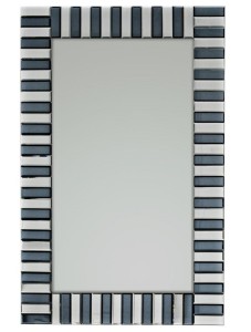 Nowoczesne lustro z ozdobną ramą lustrzaną 80X120