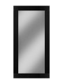 Nowoczesne lustro z ramą szklaną czarną - różne wymiary 