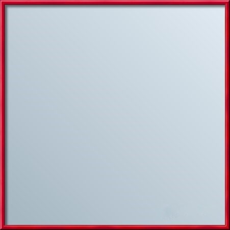  Proste lustro w czerwonej aluminiowej ramie-różne wymiary