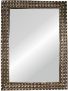 Wyjątkowe lustro z ozdobną ramą stare srebro ARTSTYLE 03