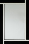 Srebrno czarne lustro 60x90