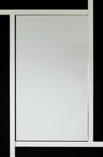 Srebrno czarne lustro 60x90