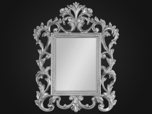 Ozdobne lustro w ładnej ramie 55x70- ZNAKOMITE NA PREZENT!