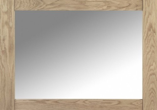 Dębowe lustro do łazienki WOOD 5-7, kolor ramy dąb naturalny nr 11