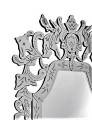 Lustro z ramą lustrzaną w stylu glamour 180x116