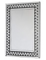 Lustro z dekoracyjnymi kryształami w ramie 113x80