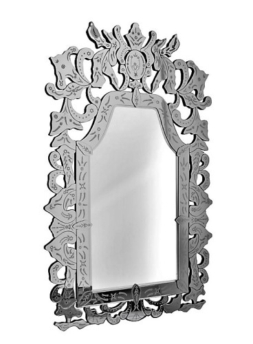 Lustro z ramą lustrzaną w stylu glamour 180x116