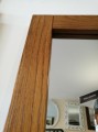 Lustro WOOD LIGHT 130x90 rama złoty dąb