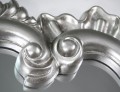 Lustro barokowe srebrne 122x66 