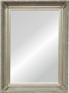 Wyjątkowe lustro z ozdobną ramą stare srebro ARTSTYLE 02