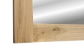  Lustro w prostej ramie z sękami, pęknięciami DĄB NATURALNY