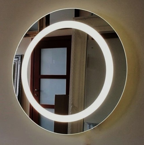 Okrągłe lustro łazienkowe LED 60X60 