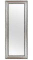 Srebrne lustro do przedpokoju 54x134